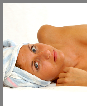 Pretty in towel Microdermabrasion